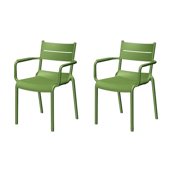 Lagoon Naples Stackable Armchair, 2PK 7220VD-ASLGS - main