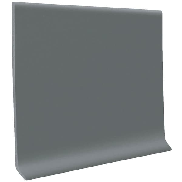 Roppe 4'' x 20 Ft. Roll Dark Gray Vinyl Self-Stick Wall Cove Base HC40C53S150 - main