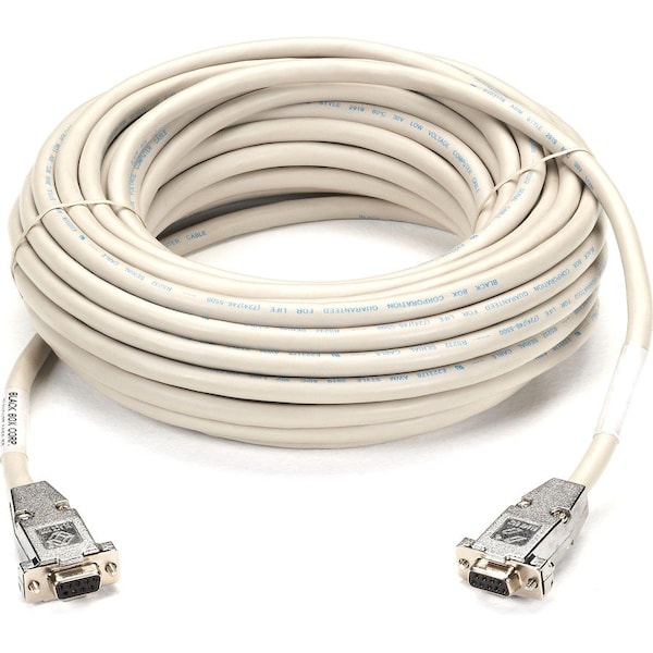 Black Box Black Box RS-232 Null Modem Cable, DB9 RS-232 Female to DB9 RS-232 Female, 50 ft EYN257T-0050-FF - main