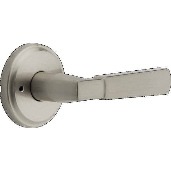 Kwikset Perth Lever Privacy Door Lock with 6AL Latch and RCS Strike Satin Nickel Finish 730PHL-15 - main
