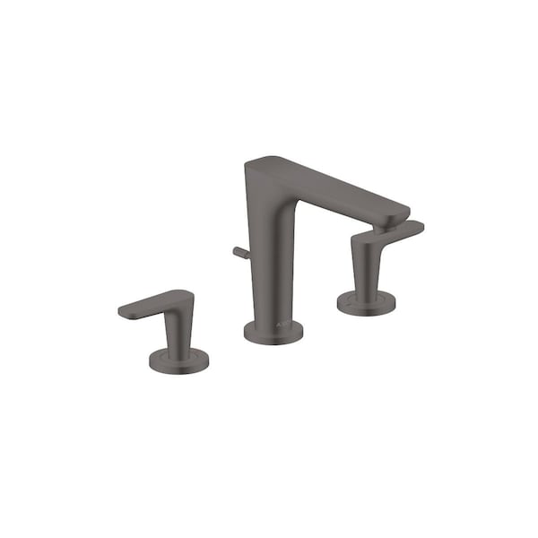 Axor Citterio C Widespread Faucet 125 with Pop-Up Drain, 1.2 GPM in Brushed Black Chrome 49060341 - main