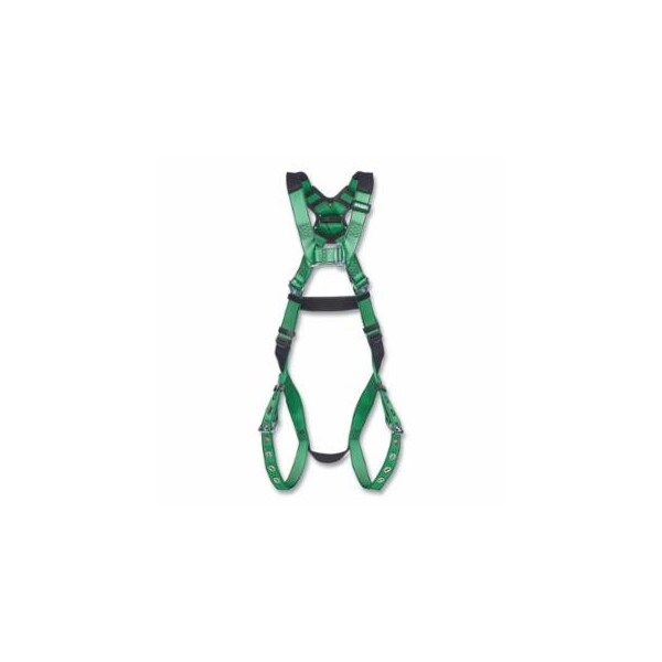 Msa Safety V-FORM, Full-Body Harness, Back D-Ring, X-Large, RaceFORM, Chest/Tongue Leg Buckles, No Padding 454-10206059 - main