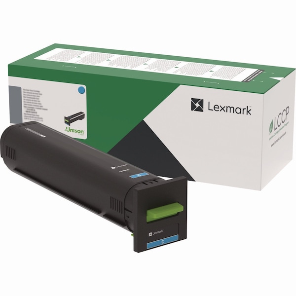 Lexmark Ultra High-Yield Toner, 55,000 Page-Yield, Cyan 82K0UCG - main