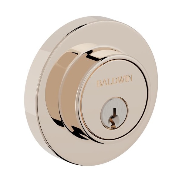 Baldwin Proximity Deadbolts Single Cylinder Lifetime Bright Nickel 8244LL055WBT - main
