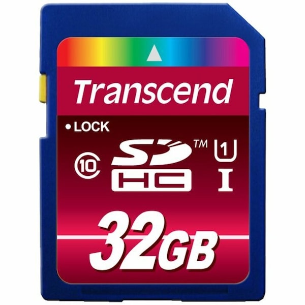 Transcend Information Transcend 32 GB Class 10/UHS-I SDHC TS32GSDHC10U1 - main