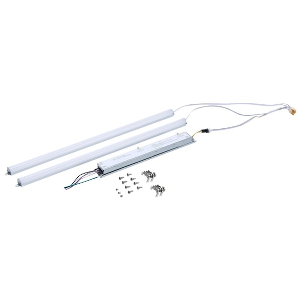 Nuvo 40/35/30/25/20 Watt LED Light Bar Retrofit Kit 3K/35K/4K/5K/65K CCT Selectable 2-Bars 2 Feet 120-277 65/1330 - main