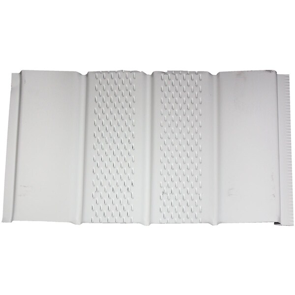Klauer 16'' Wht Center Vented Aluminum Soffit 48350-AJ20 - main