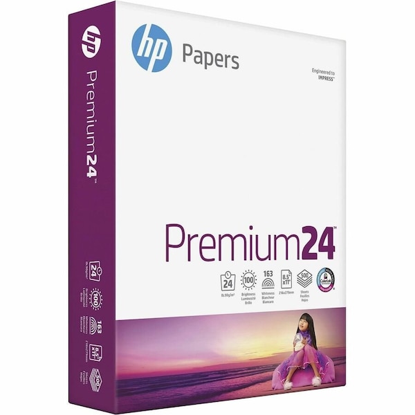 International Paper HP Papers Premium24 85x11 Laser Copy Multipurpose Paper White, 500PK HEW112400 - main