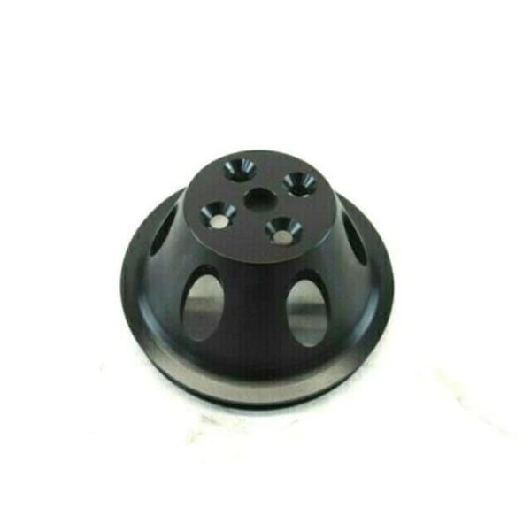Absurdo Aluminum Short Water Pump Pulley with Single Groove for 1965-1968 BBC 396-454, Black AB2205279 - main