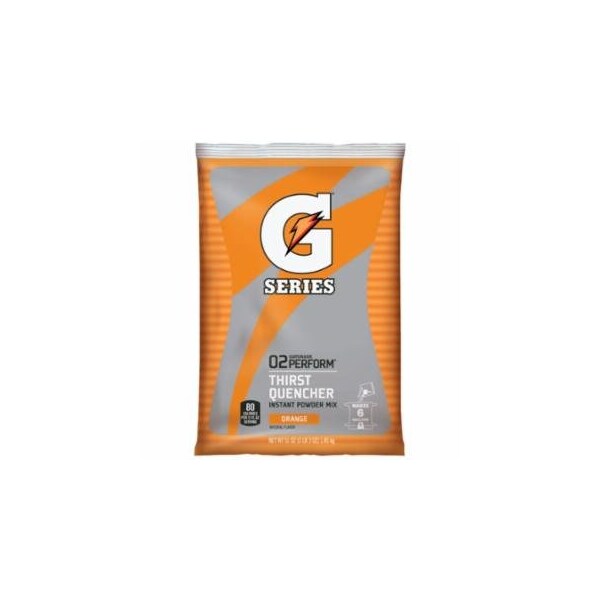 Gatorade G Series 02 Perform Thirst Quencher Instant Powder, 51 oz, Pouch, 6 gal Yield, Orange, 14PK 308-03968 - main
