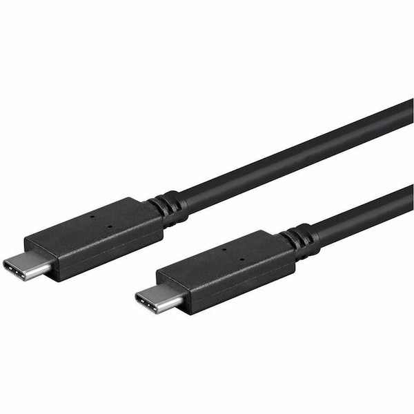 Monoprice Essentials USB Type-C to Type-C 3.1 Gen 1 Cable - 5Gbps_ 3A_ 30AWG_ Bl 24284 - main