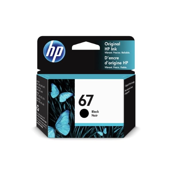 Hp 67 Black Original Ink Cartridge, 120 Yield 3YM56AN - main