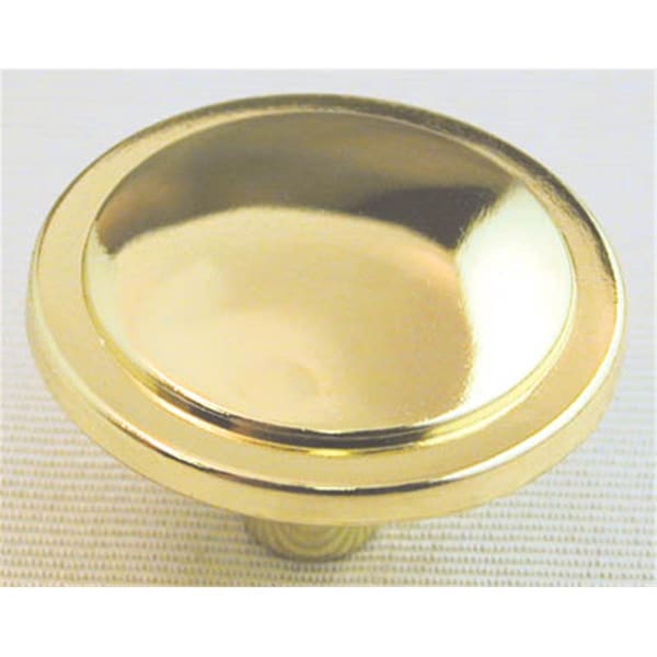 Ultra 1-.25 in. Polished Brass Traditions High Density Zinc Knob 41521 - main