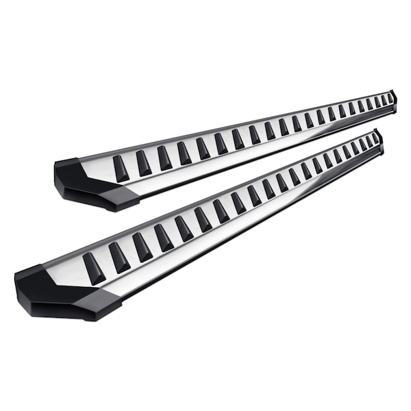Romik 32215418 6 in. RZR Series Cab Length Polished Running Boards for 2019 Santa Fe Hyundai R96-32215418 - main