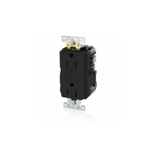 Leviton Lev-Lok GFCI 15A Ind Gr PI Black MGFN1-E - main