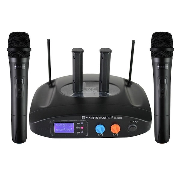 Sonic Boom U 2800R 900Mhz UHF Microphone System with b Recharging Lithium Battery SO2109217 - main
