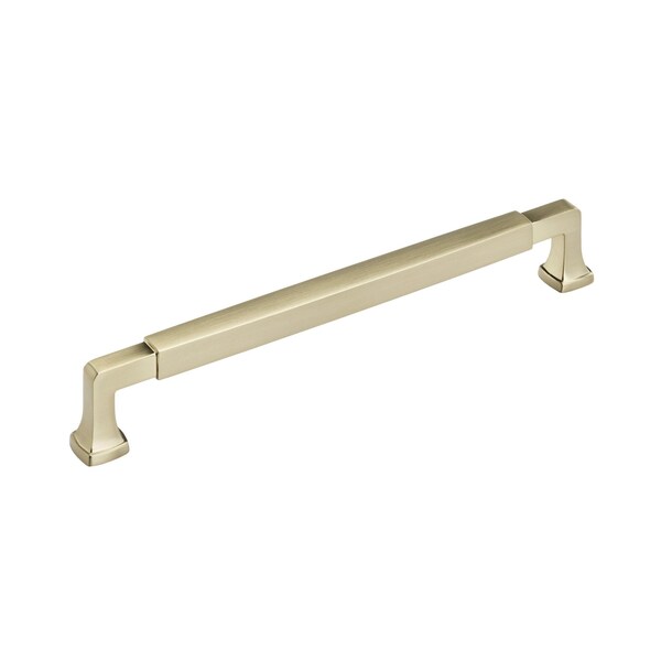 Amerock Stature 8-13/16 in 224 mm Center-to-Center Golden Champagne Cabinet Pull BP36890BBZ - main