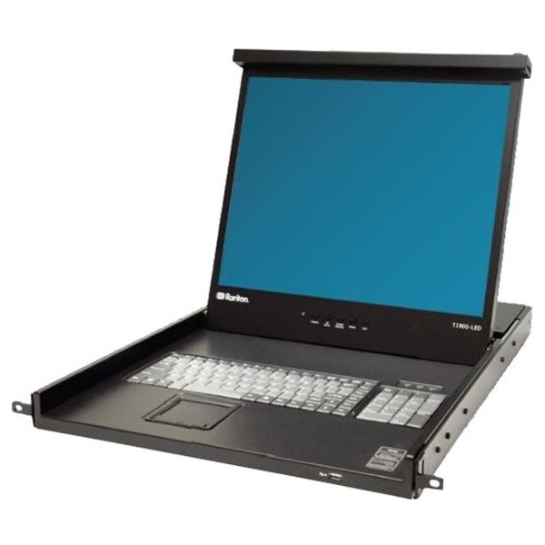 Raritan 19'' LED LCD KVM DRAWER -USB 2.0 KVM CONSOLE T1900-LED - main