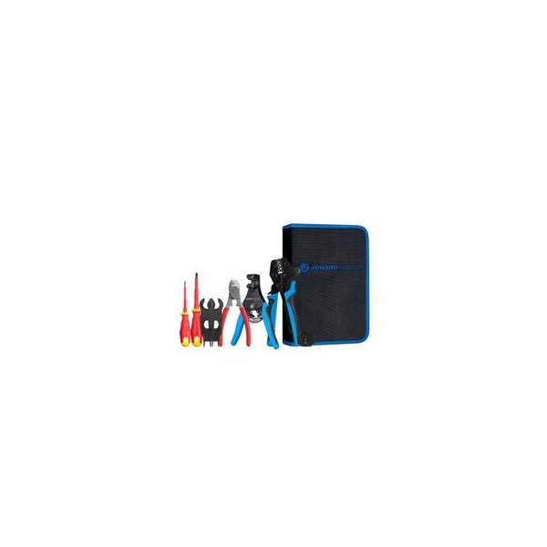 Cable Wholesale Solar Panel MC3 & MC4 Crimping Tool Kit w/ Insulated Screwdrivers - Jonard Tools SPK-100 90J1-00075 - main
