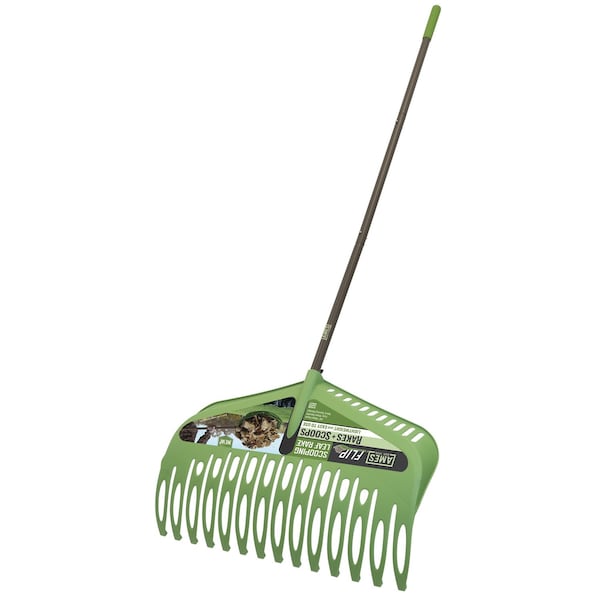 Ames 24 in Poly Leaf Rake, Steel Handle, Cushion Grip 10000-05523 - main