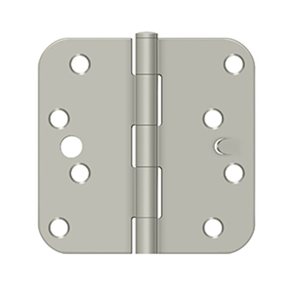 Deltana 4x4x5/8 Radius Hinge Security, Satin Nickel Finish S44R5BK15-S - main