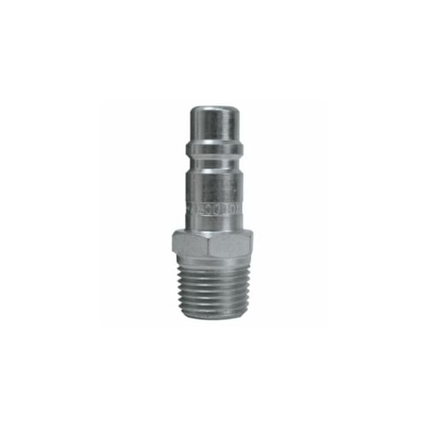 Dixon Valve Quick Connect Plug, Air Chief Industrial, 3/8 in x 3/8 in MNPT 238-DCP25 - main