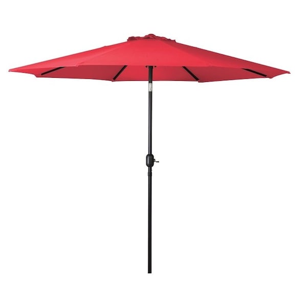 Seasonal Trends Crank Umbrella, 92.9 in H, 107.9 in W Canopy, 107.9 in L Canopy, Round Canopy, Steel Frame 69867 - main