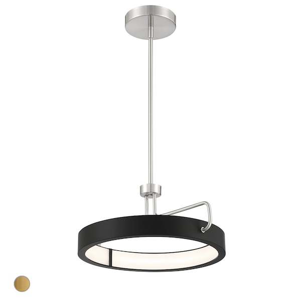 Eurofase Bloomfield Contemporary LED Chandelier, 18-Light, 3900 Lumens, Antique Brush Gold 37083-020 - main