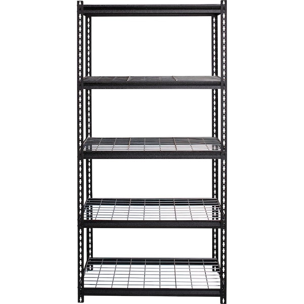 Lorell Wire Deck Shelving 72" Height x 36" Width x 18" Depth Recycled 99929 - main