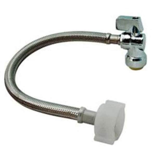 Defenseguard Connector Toilet Stainless Steel 18 - 0.5 in. Valve x 0.875 Plastic DE3263845 - main