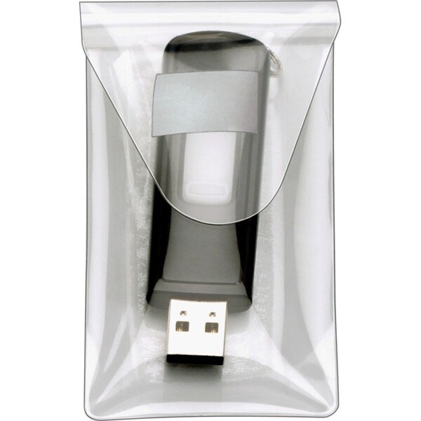 Cardinal Brands Cardinal 21140 HOLDit Poly USB Pockets, Clear, Pack of 6 21140 - main