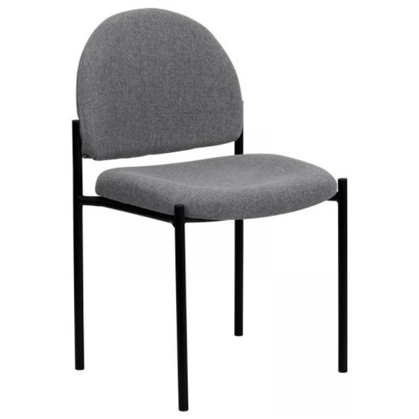 Flash Furniture Gray Fabric Stack Chair BT-515-1-GY-GG - main