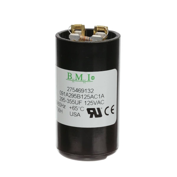 Nutrifaster Capacitor, Round, 295-355uF, 125VAC, 50/60Hz, 65 Degrees C 123C - main