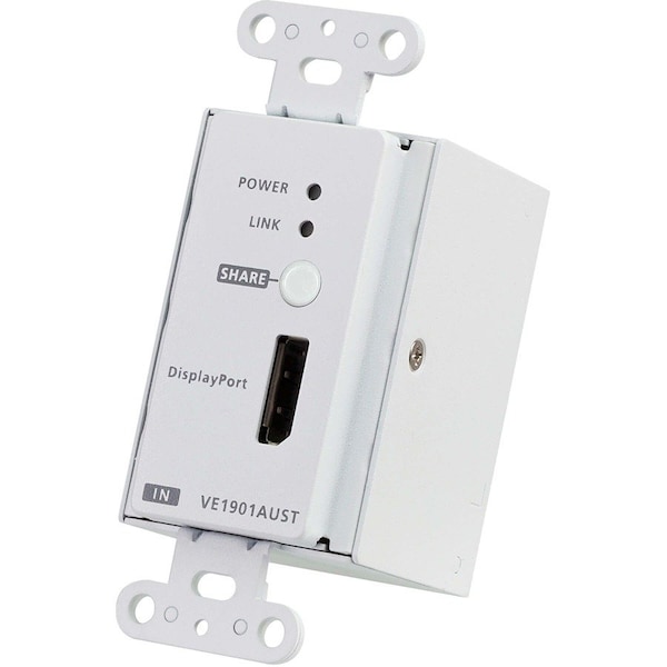 Aten DISPLAYPORT HDBASET LITE TRANSMITTER WITH POE AND US WALL PLATE VE1901AUST - main