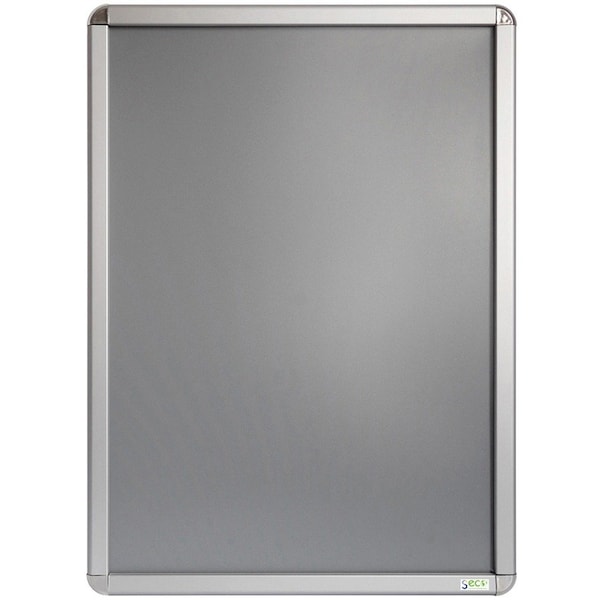 Seco Poster Snap Frame, 24" x 36", Silver SN2436ROUND - main