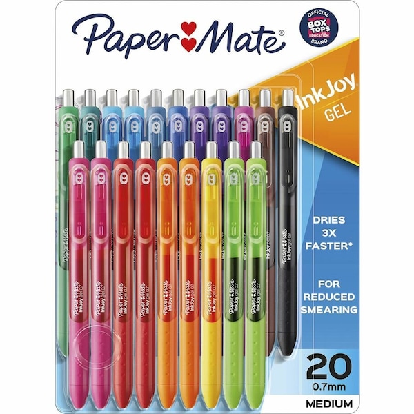 Sanford 0.7 mm Paper Mate Inkjoy Gel Pens, Assorted Color, 20PK 1951718 - main