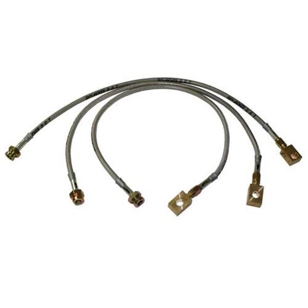 Superjock 6 in. Stainless Steel Brake Line Front Lift for 1976-1979 Ford SU2495277 - main