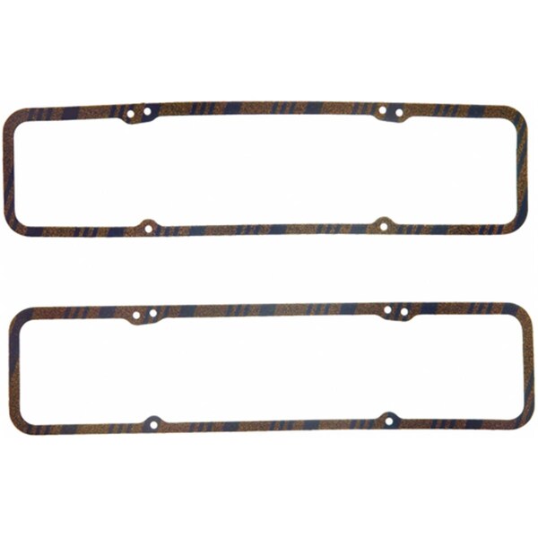 Fel-Pro 1603 0.219 in. Exhaust Manifold Cork Rubber Valve Cover Gasket for 19551957 Small Block Chevrolet FEL1603 - main
