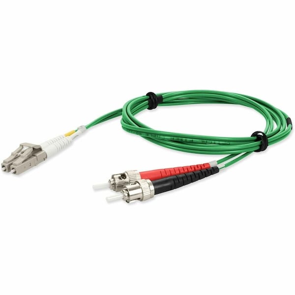 Add-On 10M ST/LC M/M OM4 GREEN FIBER PATCH CBL ADD-ST-LC-10M5OM4-GN - main