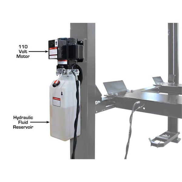 Atlas Automotive Equipment Ali Certified Apex9 4-Post Lift + Rj6 Rolling Bridge Jacks Combo APEX9-COMBO1 - main