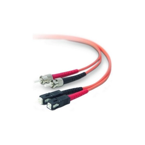 Belkin Patch Cable - St Multi-Mode (M) - Sc Multi-Mode (M) - 10 M - Fiber A2F20207-10M - main