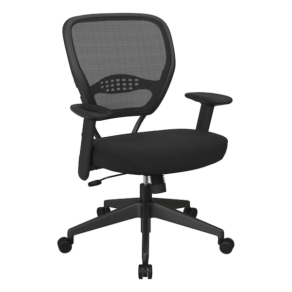 Space Seating 55 Series Professional AirGrid Back Managers Chair, Icon Black 55-7N17-231 - main