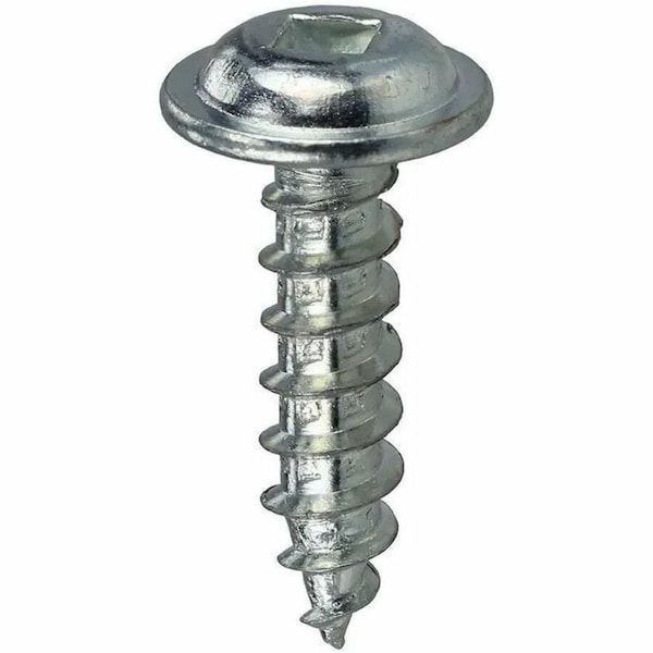 Dottie Sheet Metal Screw, #8 x 1 in, Zinc Plated Steel Wafer Head Square Drive, 100 PK KWDD81 - main