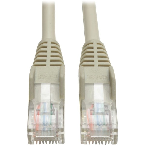Tripp Lite Cat5e Cable, Snagless, Molded, M/M, Gray, 5ft N001-005-GY - main