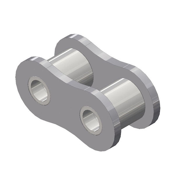 Senqcia Inspire Series SBR 80HRL Heavy Series Single Strand Riv Link, 80H chain, 1P, 1.52 OAW, .312 Pin S-80HRL - main