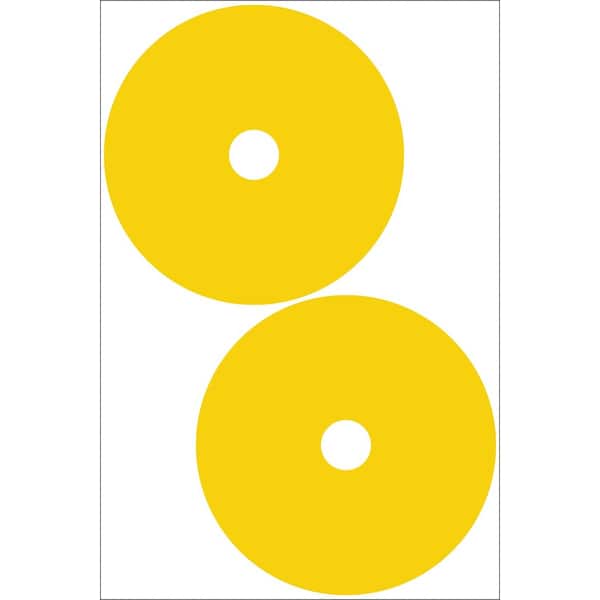 Accuform GAUGE MARKING DECALS 6 COLOR YELLOW GML114YL - main