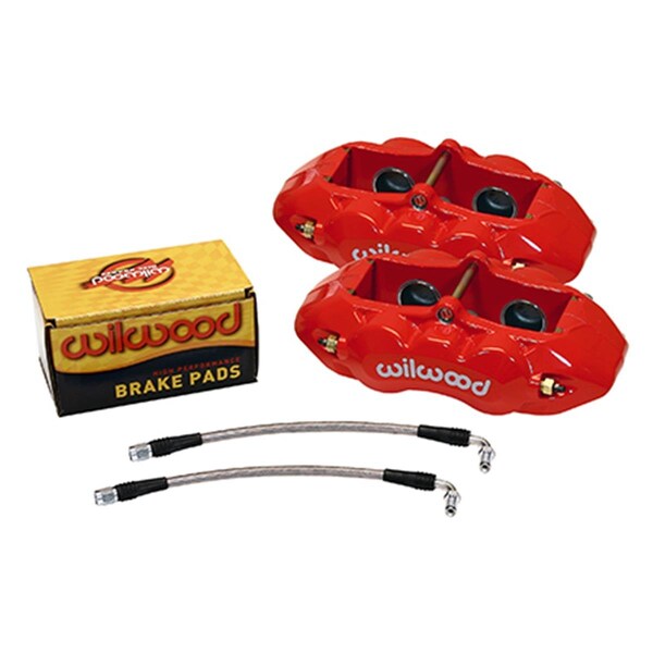 Wilwood D8-4 Rear Replacement Caliper Kit - Red WLD140-10790-R - main