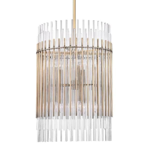 Hudson Valley Lighting Wallis 10 Light Chandelier 20.75 In. Aged Brass 6320-AGB - main