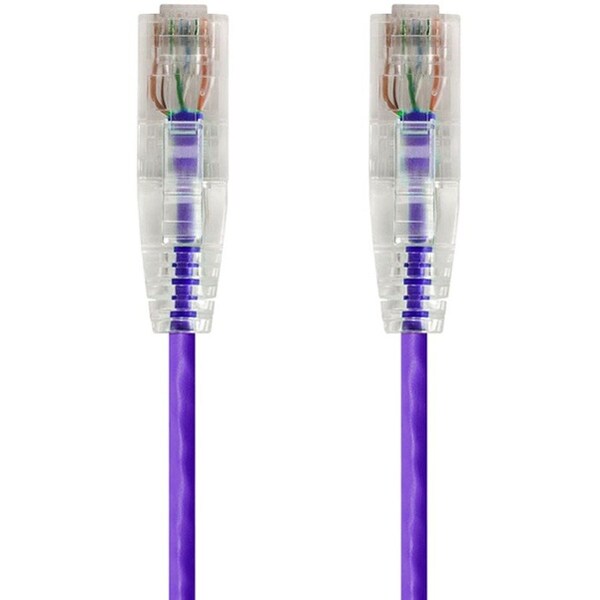 Monoprice SLIMRUN CAT6 UTP CABLE-3FT PURPLE 14809 - main