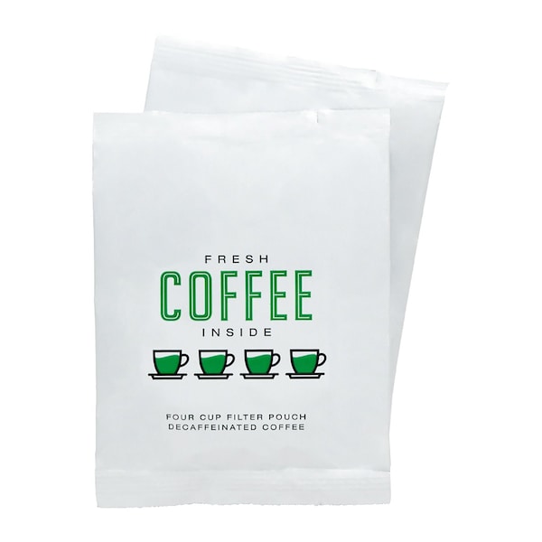 Diplomat Coffee Decaf Coffee Fresh Coffee Inside 4 Cup 200cs, 200PK C-CF-FC-4D - main